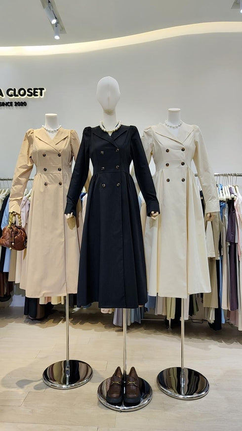 Double Breasted Blazer Dress